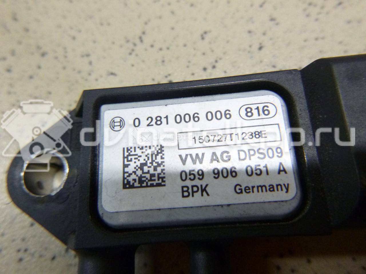 Фото Датчик давления выхлопных газов  059906051A для Skoda Roomster 5J / Octaviaii 1Z3 / Yeti 5L / Fabia / Octavia {forloop.counter}}