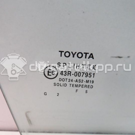 Фото Стекло двери передней правой  6810102120 для Toyota Corolla