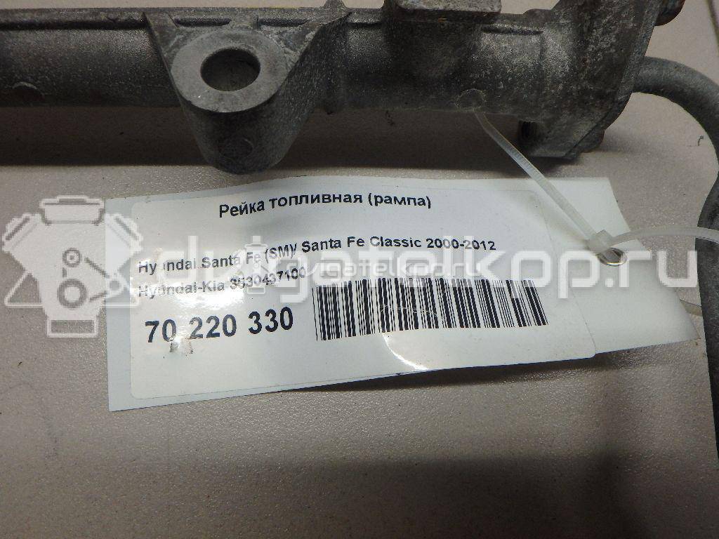 Фото Рейка топливная (рампа) для двигателя G6BA для Hyundai (Huatai) / Hyundai / Kia 174-180 л.с 24V 2.7 л бензин 3530437100 {forloop.counter}}