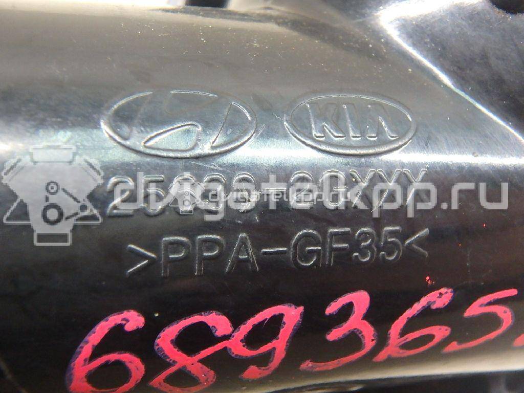 Фото Крышка термостата для двигателя G4KE для Hyundai (Beijing) / Hyundai / Kia 170-180 л.с 16V 2.4 л бензин 256302G700 {forloop.counter}}