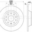 Фото Диск тормозной задний  1K0615601AD для Audi A3 / A4 / Q3 8U {forloop.counter}}