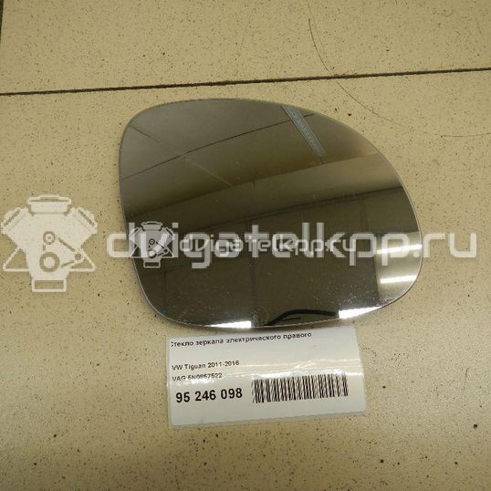 Фото Стекло зеркала электрического правого  5N0857522 для Skoda Yeti 5L