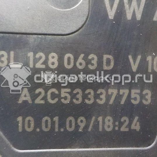 Фото Заслонка дроссельная электрическая  03L128063D для Seat Ibiza / Leon / Toledo / Altea / Exeo