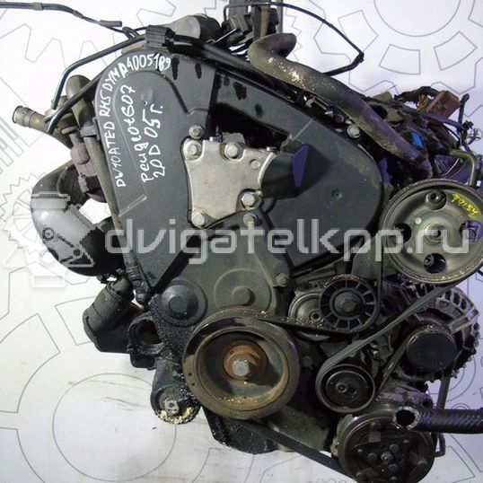 Фото Контрактный (б/у) двигатель RHS (DW10ATED) для Peugeot 406 / 607 9D, 9U / 307 107 л.с 8V 2.0 л Дизельное топливо