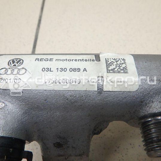 Фото Рейка топливная (рампа)  03l130089a для audi A4 [B8]