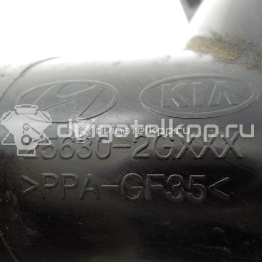 Фото Крышка термостата для двигателя G4KD для Hyundai / Kia 144-178 л.с 16V 2.0 л Бензин/газ 256302G000