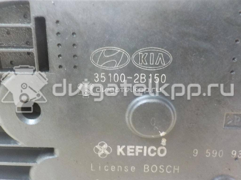 Фото Заслонка дроссельная электрическая для двигателя G4FC для Hyundai / Kia 105-132 л.с 16V 1.6 л бензин 351002B150 {forloop.counter}}