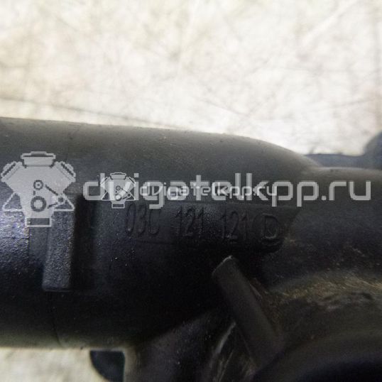 Фото Крышка термостата для двигателя CFNA для Skoda / Volkswagen 105 л.с 16V 1.6 л бензин 03C121121D