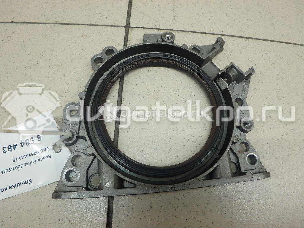 Фото Крышка коленвала задняя для двигателя CFNB для Volkswagen Polo / Jetta 86 л.с 16V 1.6 л бензин 036103171B {forloop.counter}}