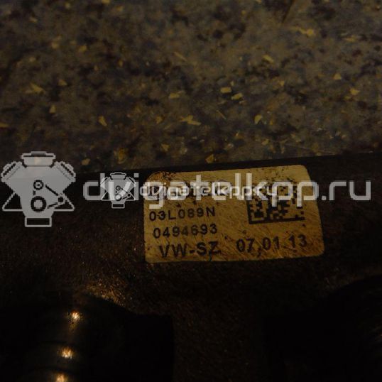 Фото Рейка топливная (рампа) для двигателя CFFB для Audi A3 / Q3 8U 140 л.с 16V 2.0 л Дизельное топливо 03L130089J