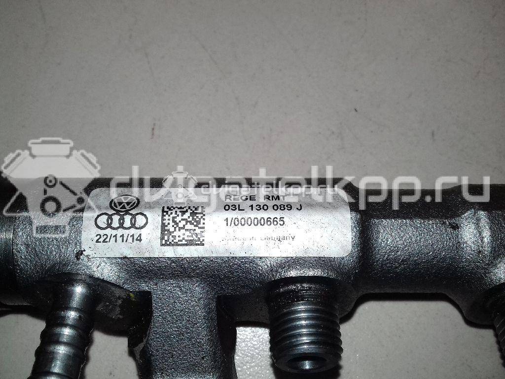 Фото Рейка топливная (рампа) для двигателя CFFB для Audi A3 / Q3 8U 140 л.с 16V 2.0 л Дизельное топливо 03L130089J {forloop.counter}}